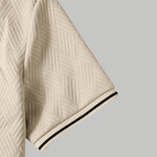 Apricot Textured Polo Shirt - Montford & Co