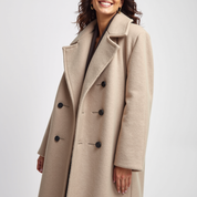 Wool Coat – Oversized Fit – Minimalist Winter Essential
