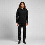 Geometric Pattern Polo – Sophisticated Style for Smart Casual Wear - 1