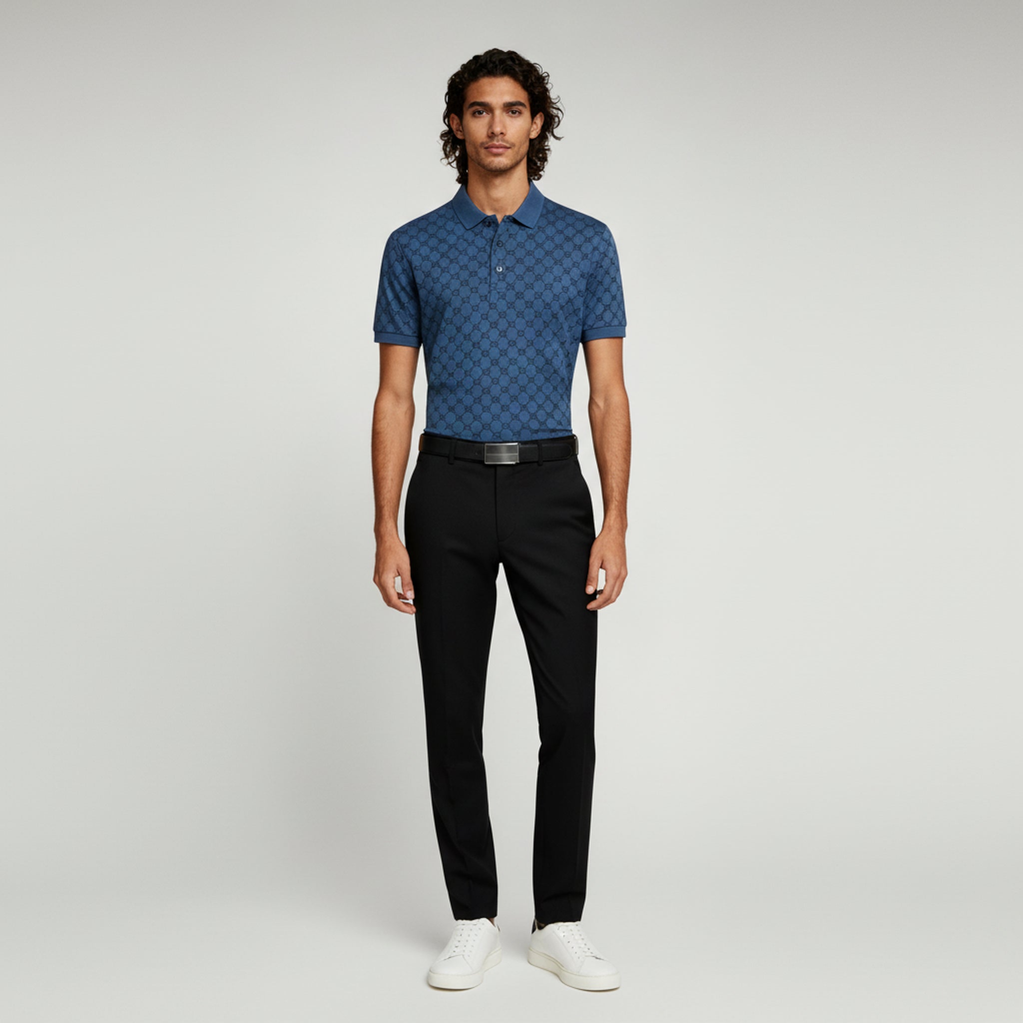 Monogram Polo Shirt – Effortless Style for Smart-Casual Outings - 1