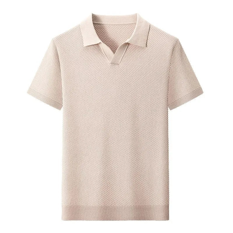 Bottom – Mens – All Season – 100% Cotton Short - sleeved POLO Shirt – Montford Co - Montford & Co