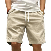 Bottom – Mens – All Season – Casual Corduroy Shorts in Yellow Apricot – Montford Co - Montford & Co