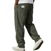 Bottom – Mens – All Season – Corduroy Broek met Elastische Taille – Montford Co - Montford & Co