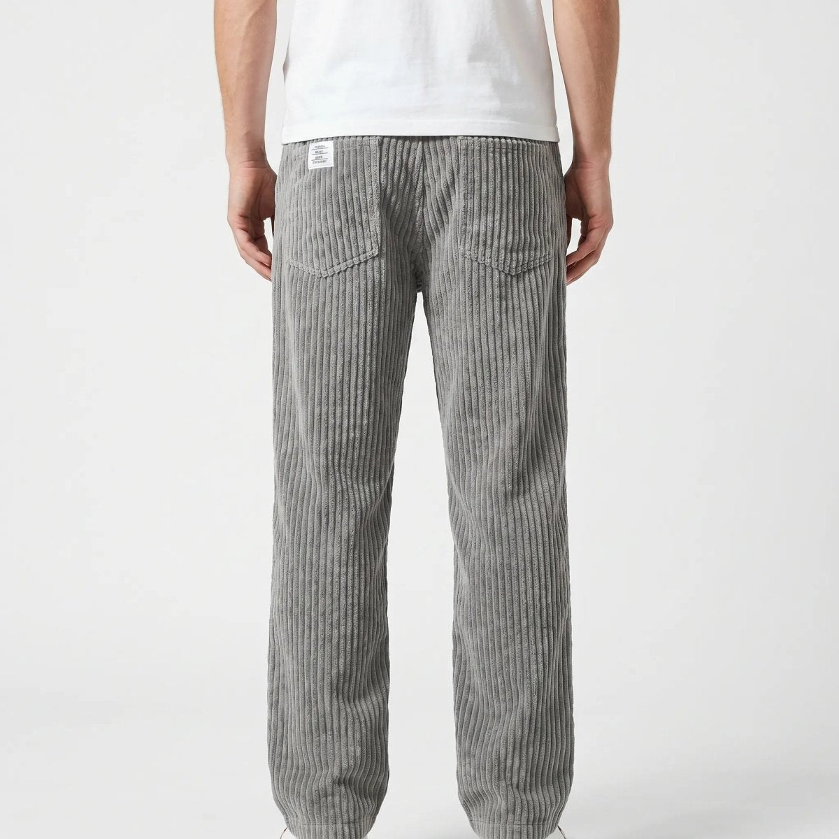 Bottom – Mens – All Season – Corduroy Broek met Elastische Taille – Montford Co - Montford & Co