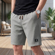 Bottom – Mens – Spring & Summer – Comfortabele Korte Broek met Elastische Taille – Montford Co - Montford & Co