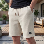 Bottom – Mens – Spring & Summer – Comfortabele Korte Broek met Elastische Taille – Montford Co - Montford & Co