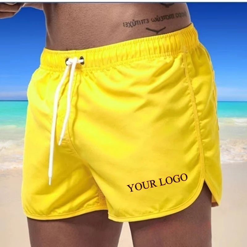 Bottom – Mens – Spring & Summer – Customized Logo Printed Beach Shorts – Montford Co - Montford & Co
