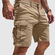 Bottom – Mens – Spring & Summer – Heren Cargo Korte Broek met Praktische Zakken – Montford Co - Montford & Co
