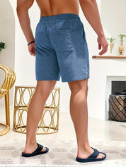 Bottom – Mens – Spring & Summer – Heren Zwembroek met Elastische Taille en Verstelbaar Trekkoord – Montford Co - Montford & Co