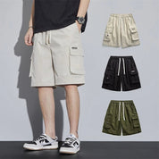 Bottom – Mens – Spring & Summer – Men's Cargo Shorts with Multi - Pockets – Montford Co - Montford & Co