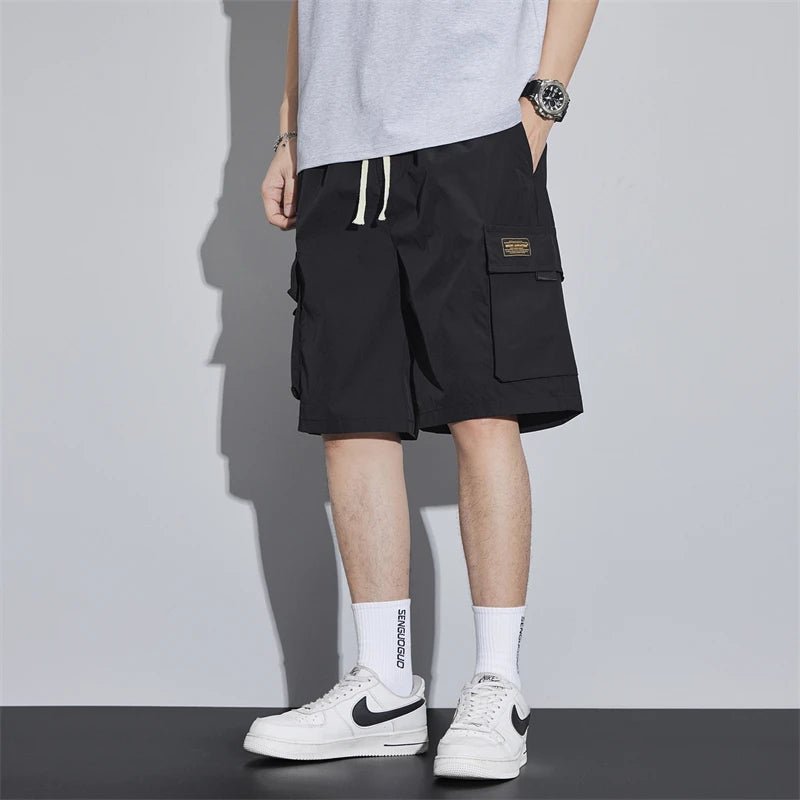Bottom – Mens – Spring & Summer – Men's Cargo Shorts with Multi - Pockets – Montford Co - Montford & Co
