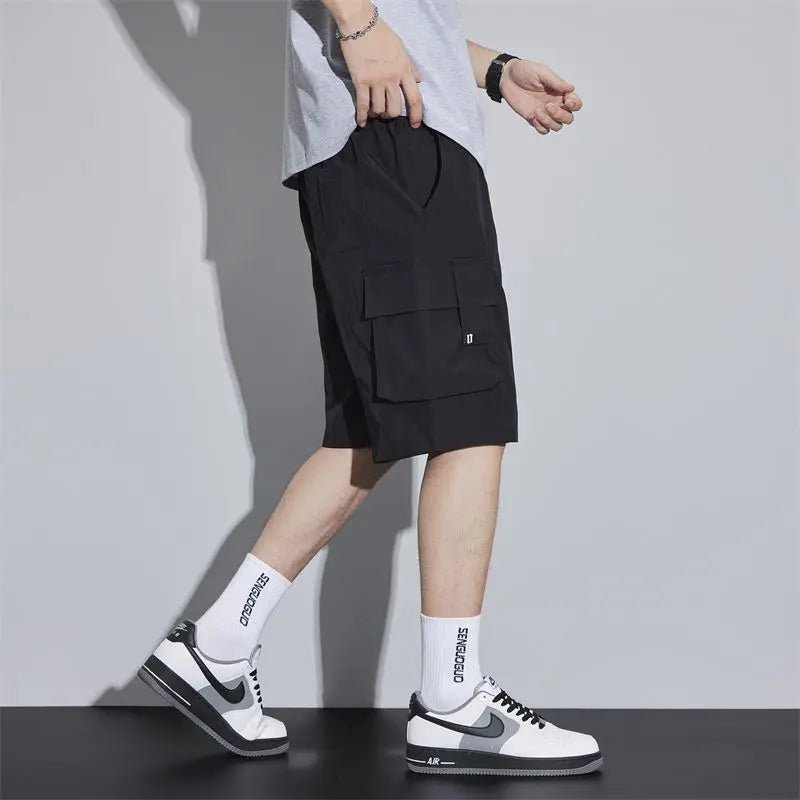 Bottom – Mens – Spring & Summer – Men's Cargo Shorts with Multi - Pockets – Montford Co - Montford & Co