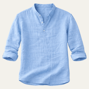 Breathable Linen Casual Button - Up Shirt - Montford & Co
