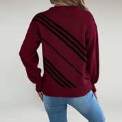 Cozy Color Block Sweater – Stylish Warmth for Winter Outings - 6