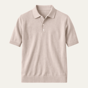 Business Casual Knitted Polo Shirt - Montford & Co