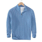 Cable Zip Sweater Trousers Set - Montford & Co