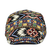 Cap – Unisex – All Season – Kleurrijke Retro Flatcap – Montford Co - Montford & Co