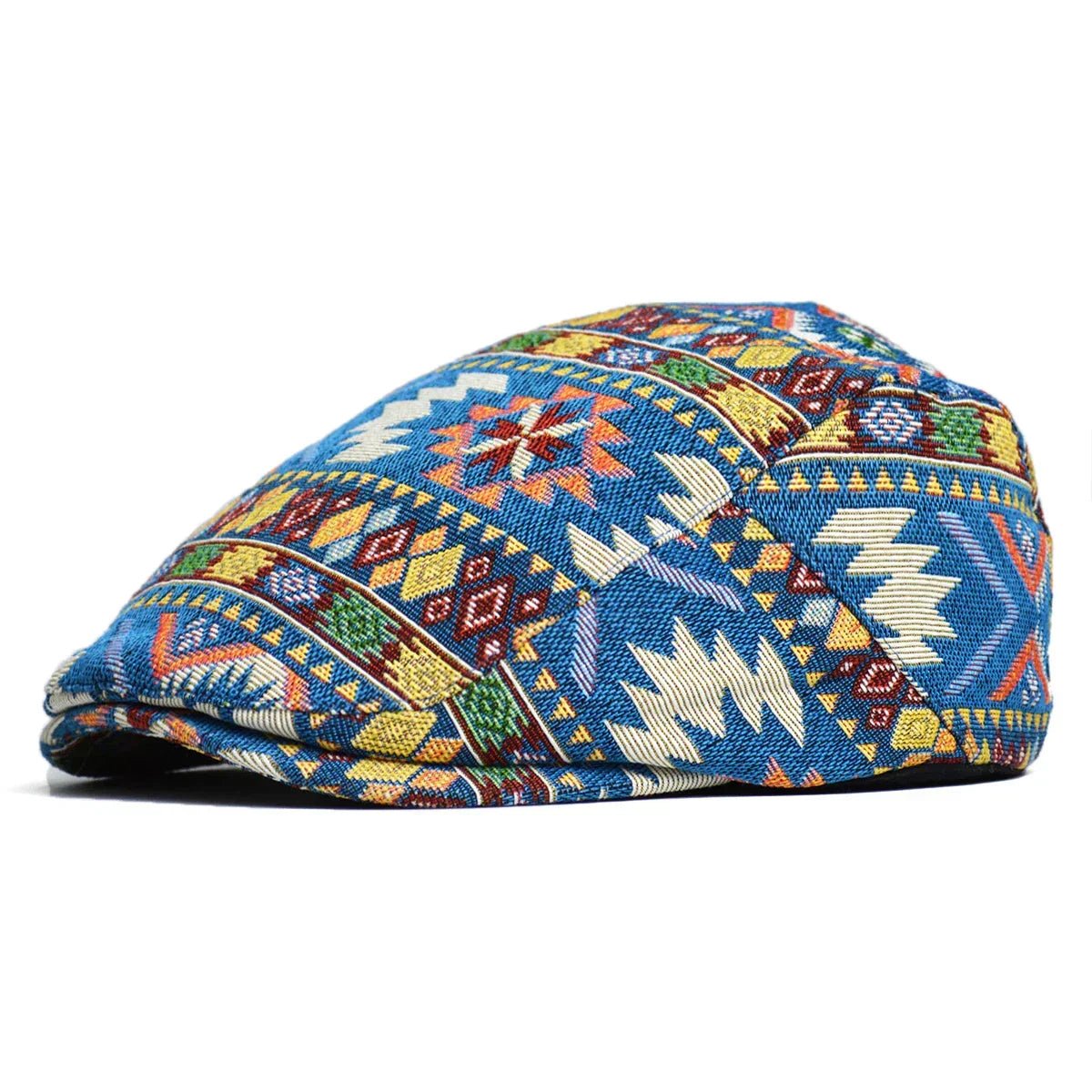 Cap – Unisex – All Season – Kleurrijke Retro Flatcap – Montford Co - Montford & Co