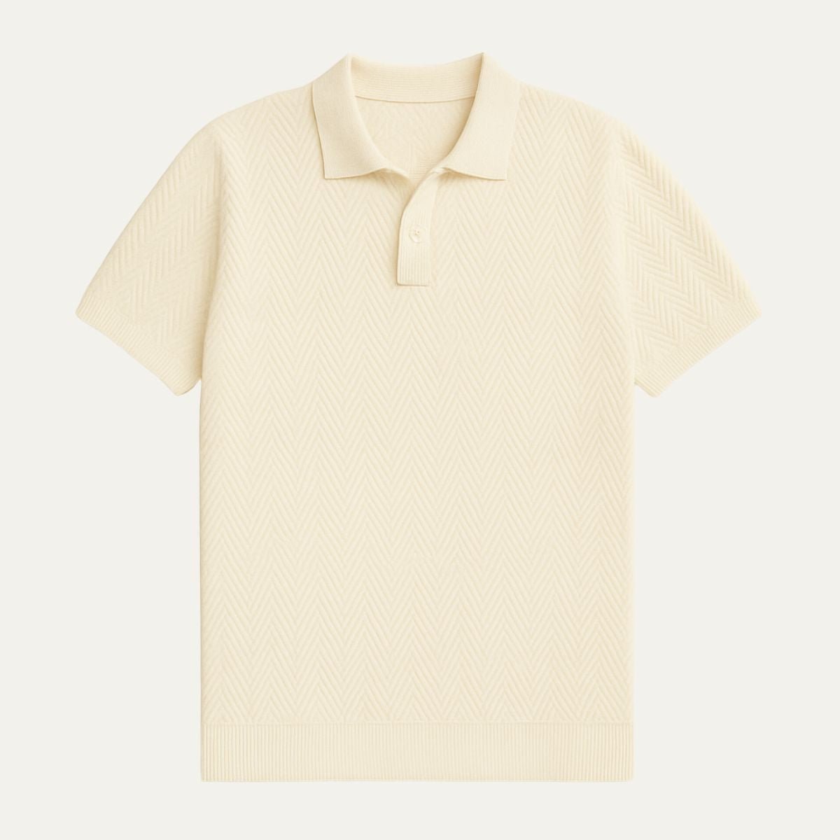 Casual Cotton Polo Shirt Vintage Style - Montford & Co