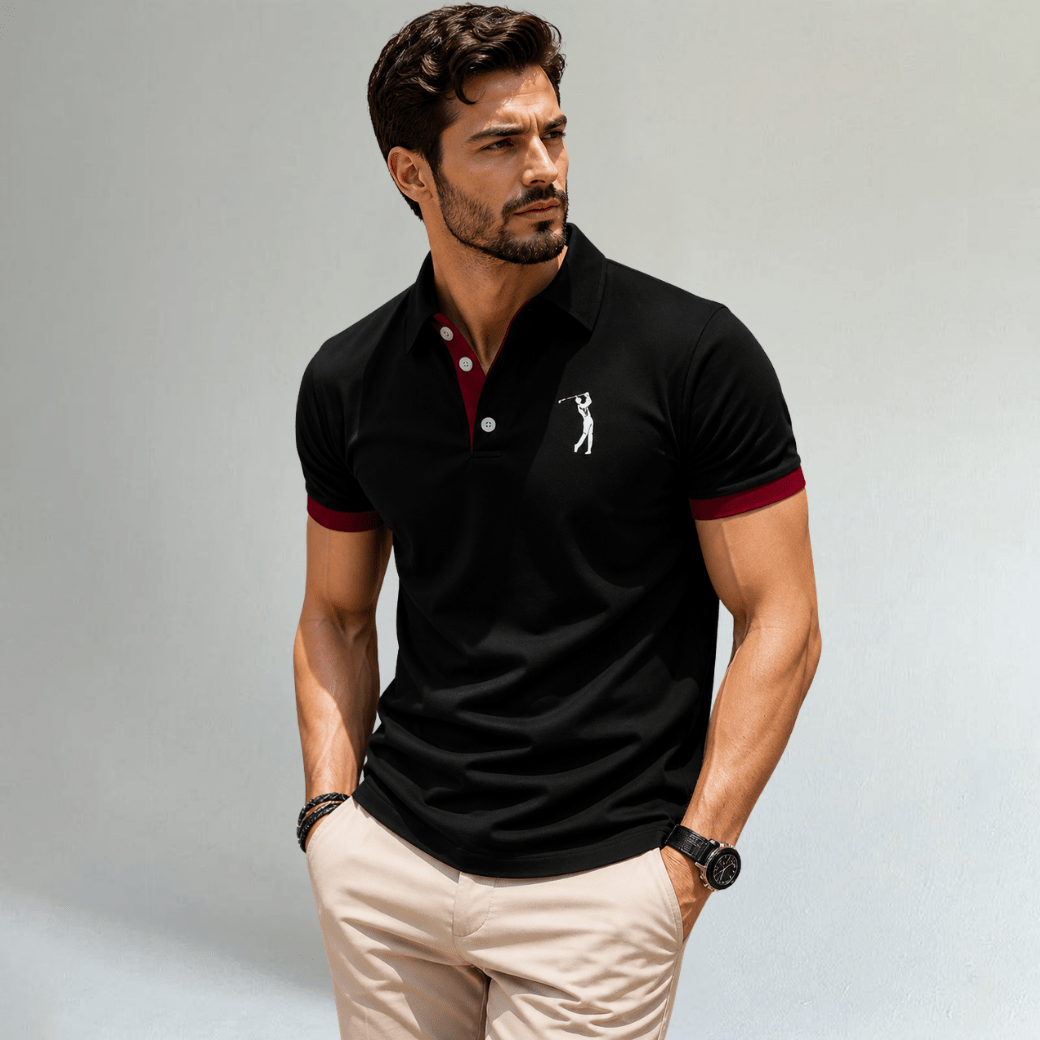 Casual Printed Golf Polo Shirt - Montford & Co