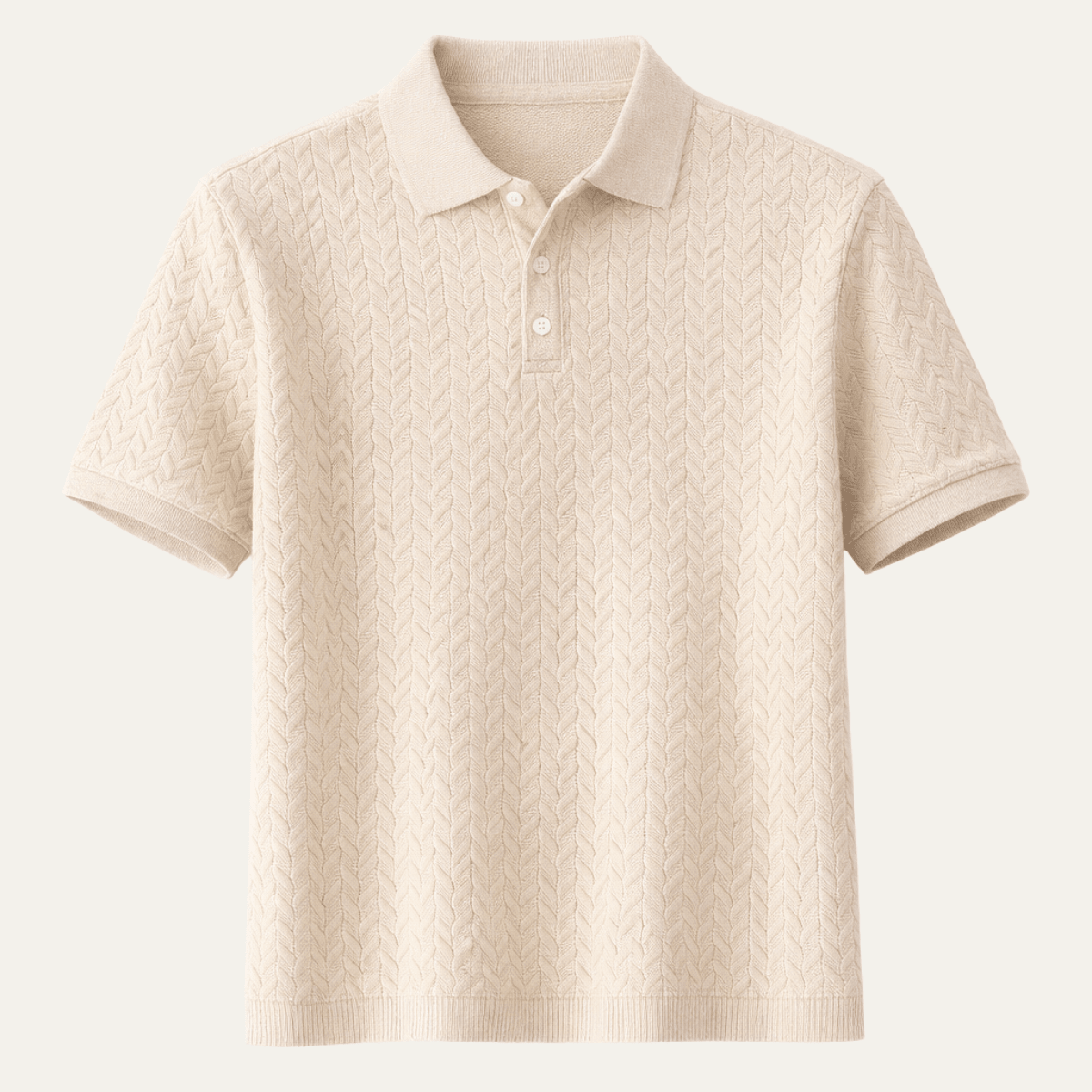 Casual Textured Polo Shirt - Montford & Co