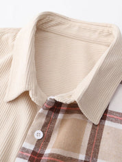 Checked Curduroy Shirt for men - Montford & Co