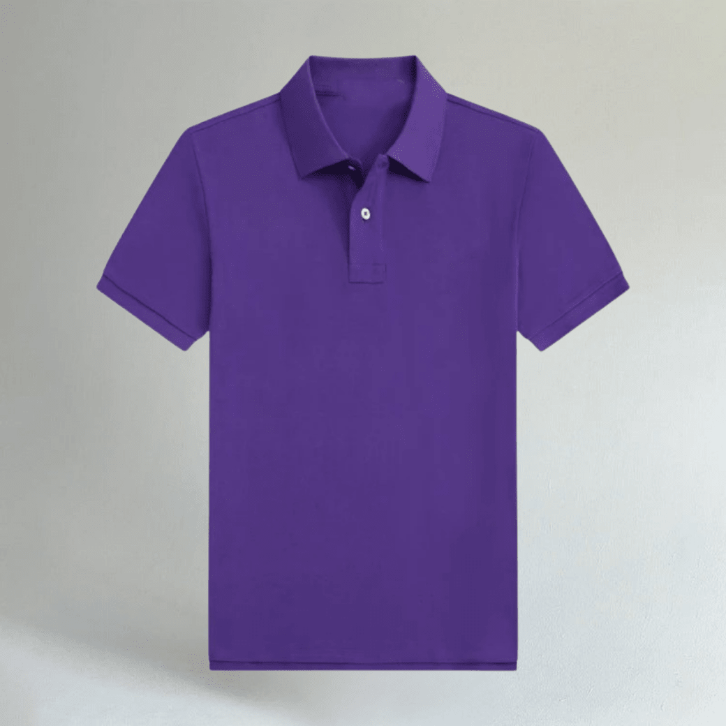 Classic Solid Casual Fit Polo Shirt - Montford & Co