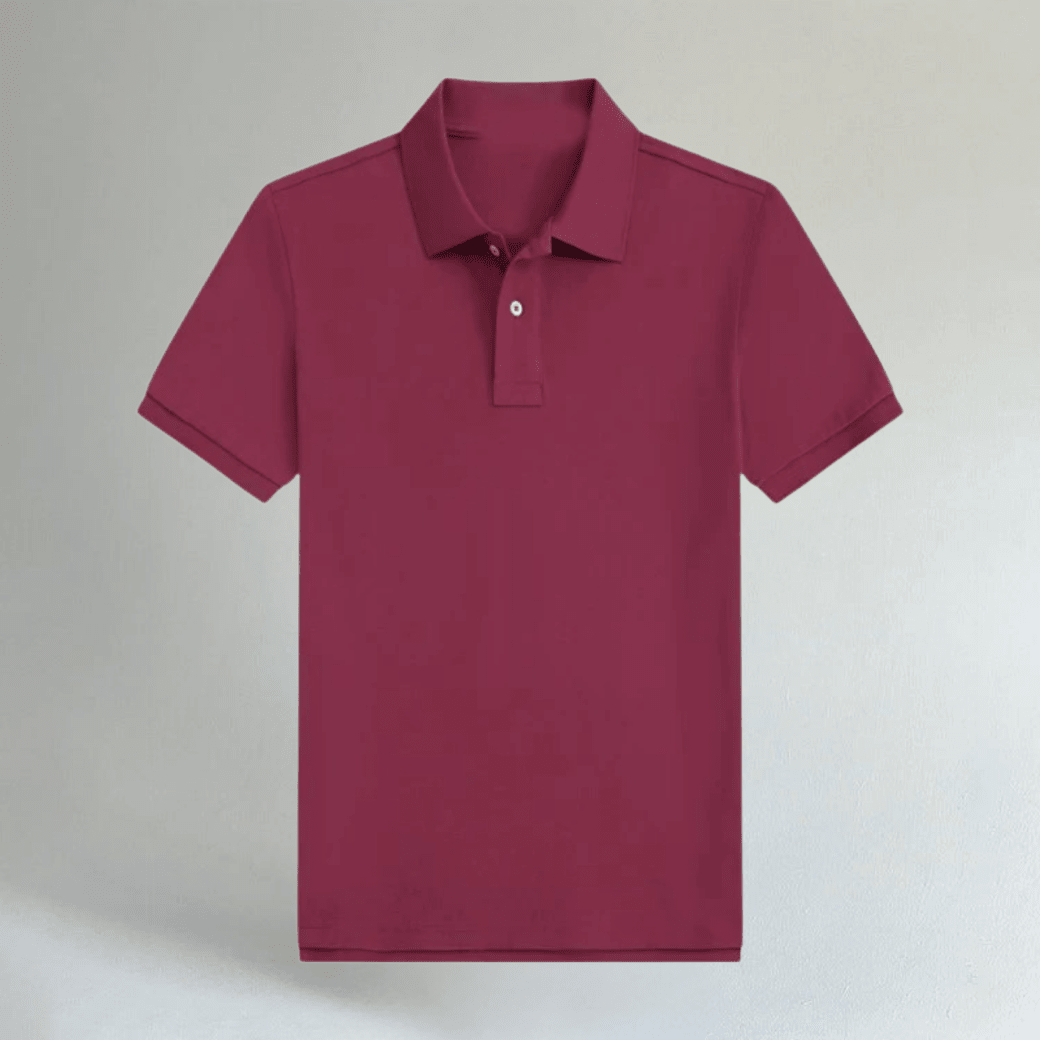 Classic Solid Casual Fit Polo Shirt - Montford & Co