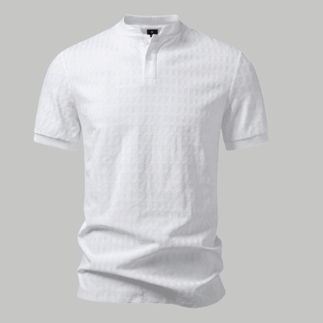 Classic Textured Summer Polo Shirt - Montford & Co
