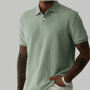 Classic Textured Summer Polo Shirt - Montford & Co