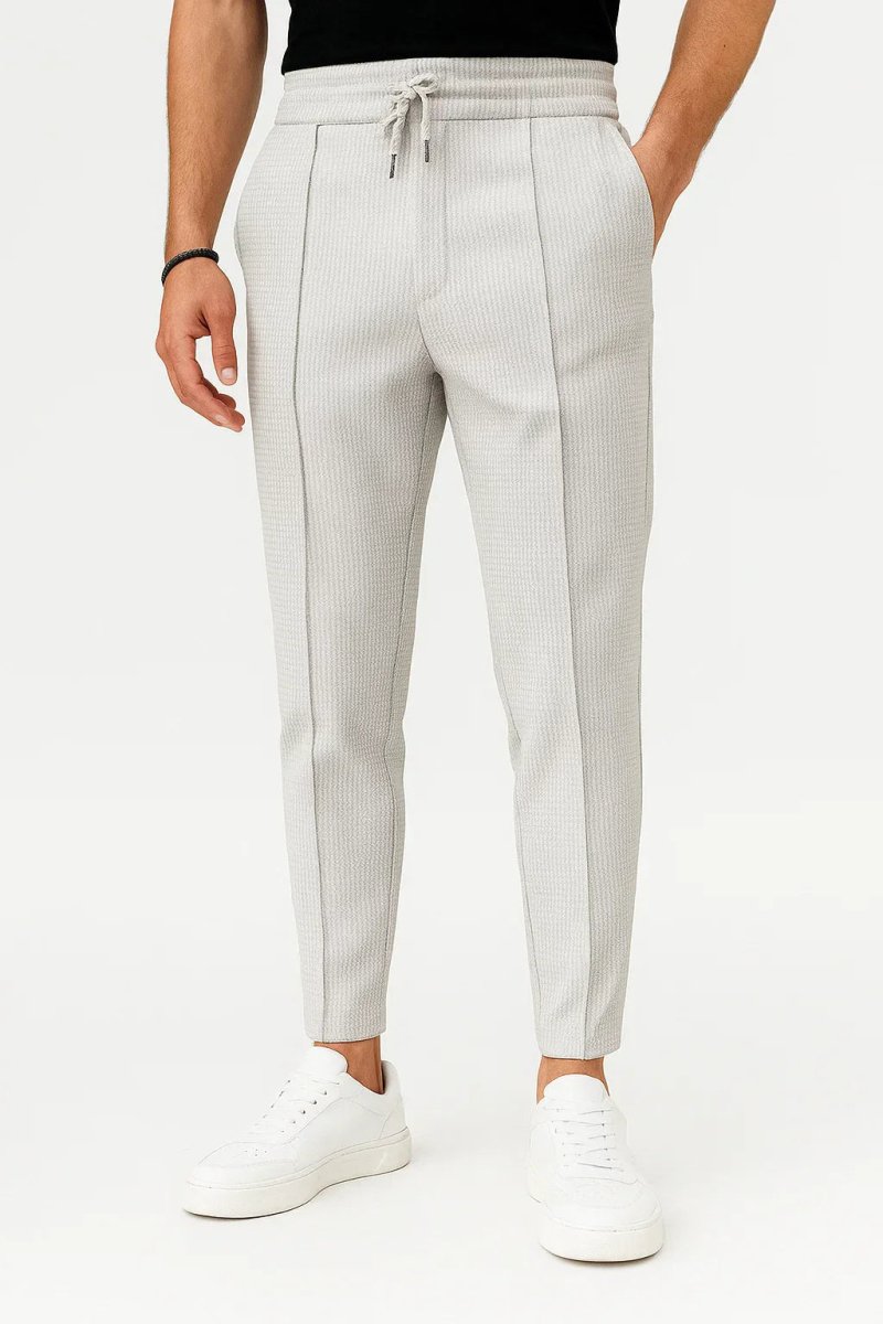 Cotton Blend Pants with Vintage Lining - Montford & Co