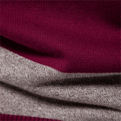 Cotton Button - Up Striped Knit Polo Sweater - Montford & Co