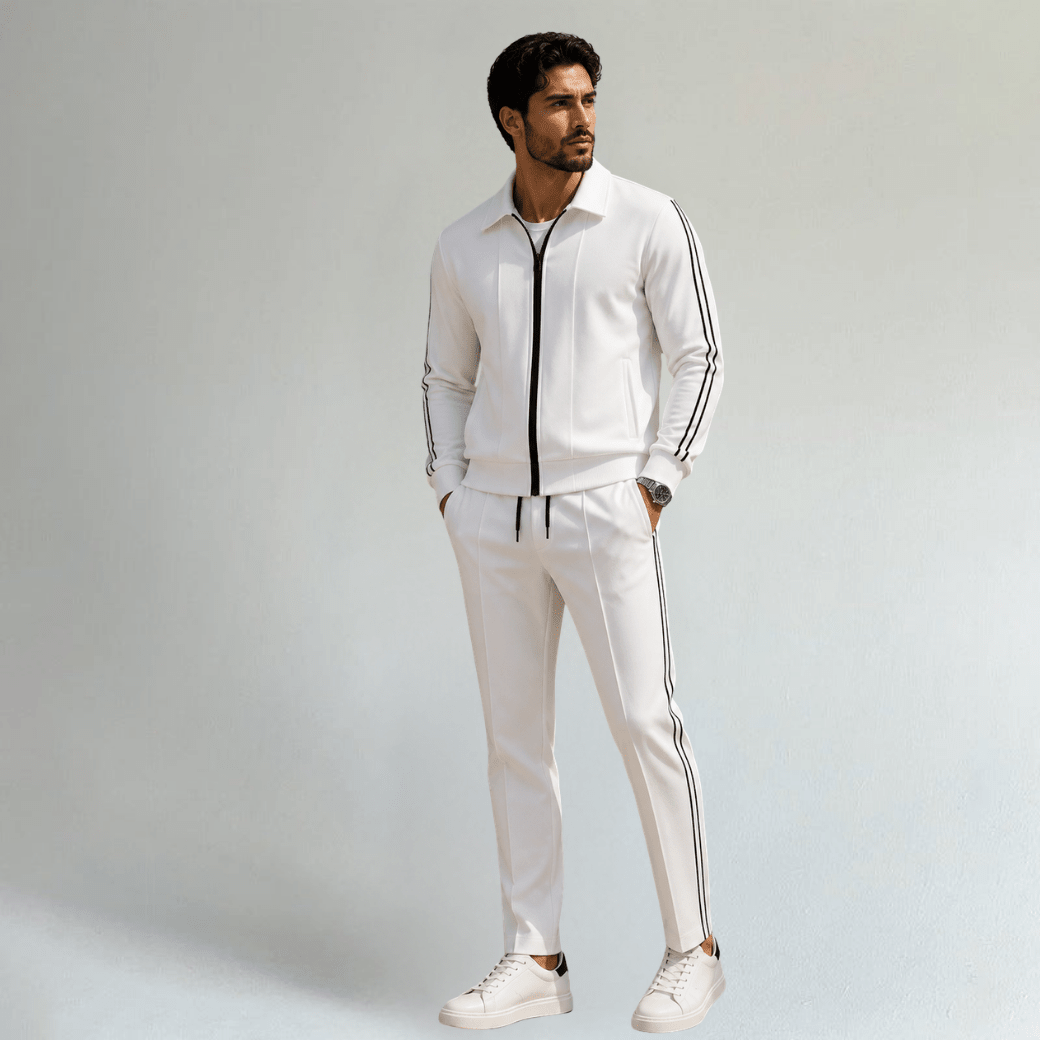 Cotton Tracksuit Set - Montford & Co