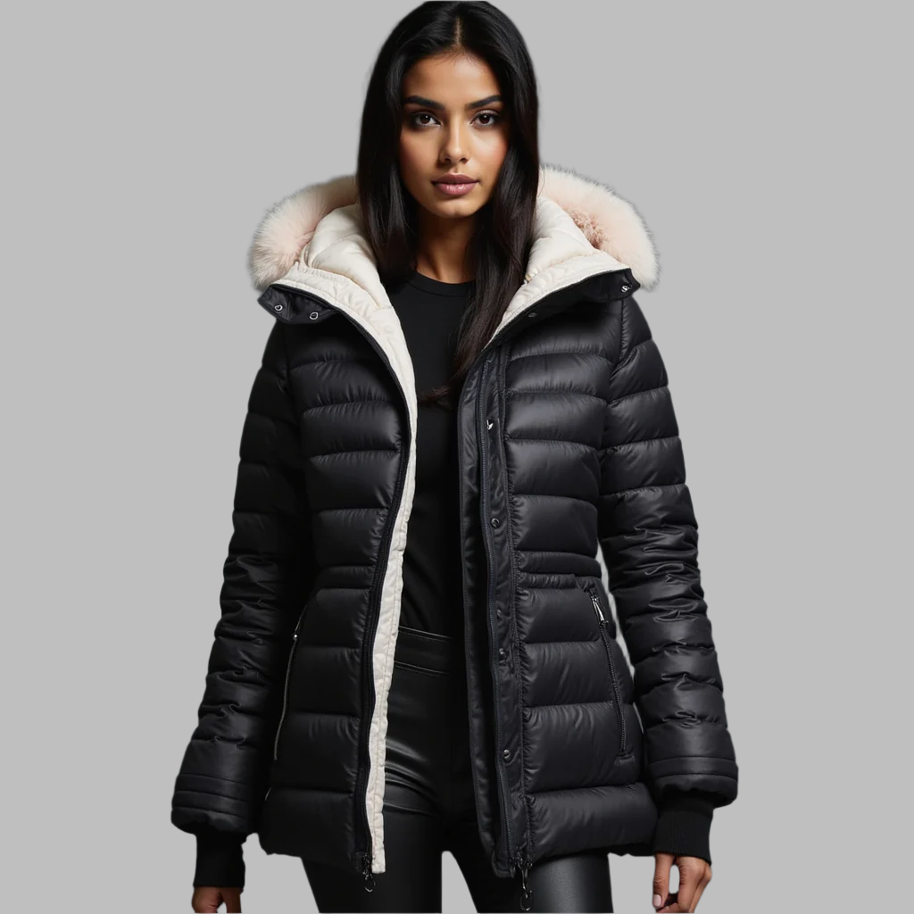 Padded fleece winter coat