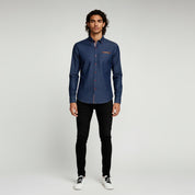 Slim Fit Denim Shirt – Effortless Style for Smart Casual Outfits - 1