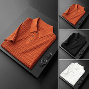 Diamond Knit Polo for Men - Montford & Co