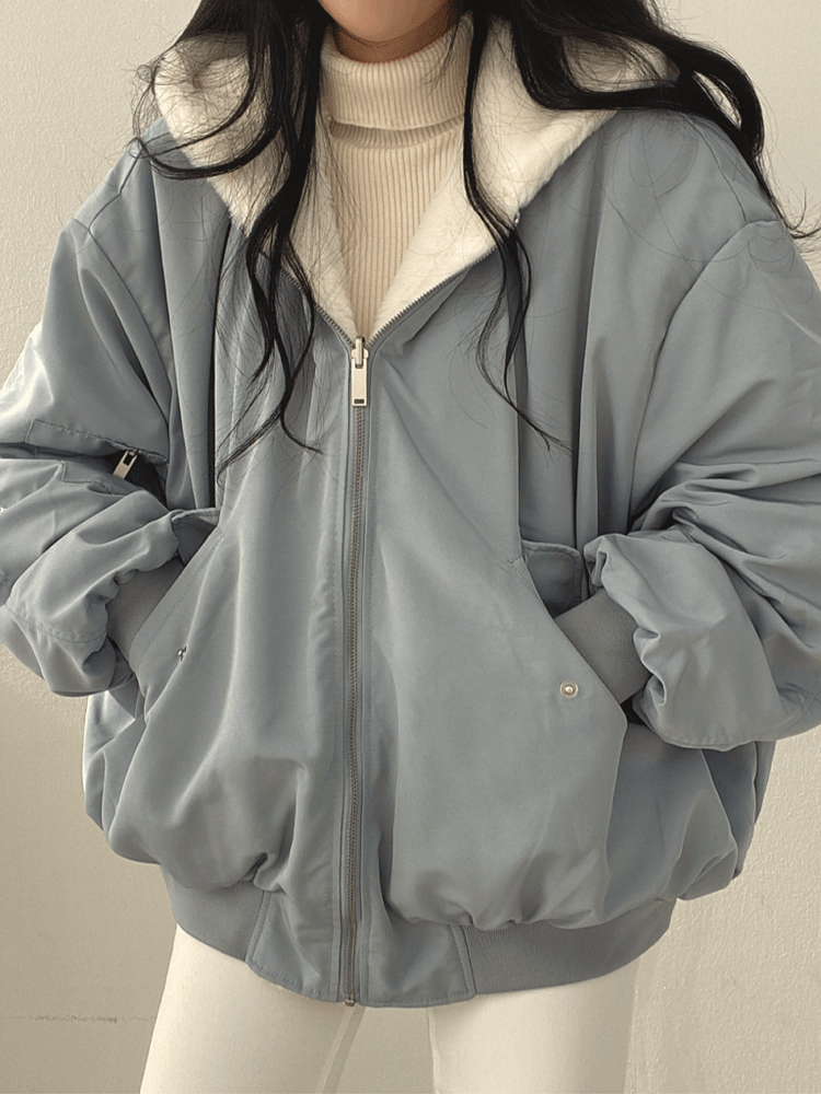 Faux Fur Jacket – Oversized Fit – Cozy Casual Winter Look