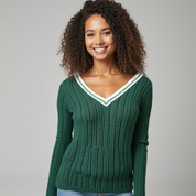 V-neck sweater