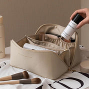 Makeup Bag – Sleek PU Leather – Travel & Daily Essentials