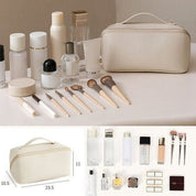 Makeup Bag – Sleek PU Leather – Travel & Daily Essentials