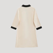 Elegant buttoned knit Dress - Montford & Co