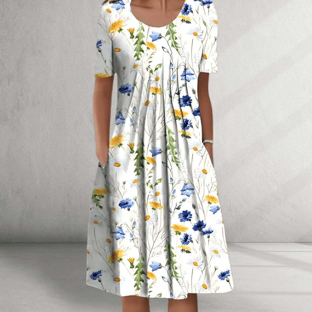 Elegant Floral Dress - Montford & Co