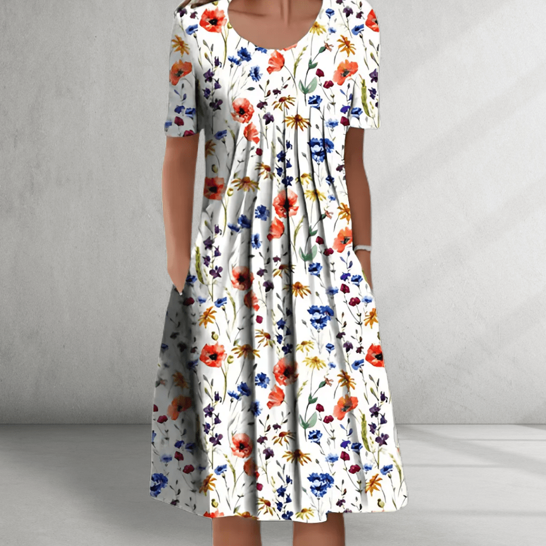 Elegant Floral Dress - Montford & Co