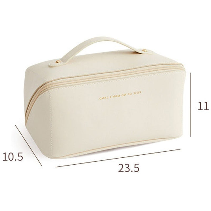 Makeup Bag – Sleek PU Leather – Travel & Daily Essentials