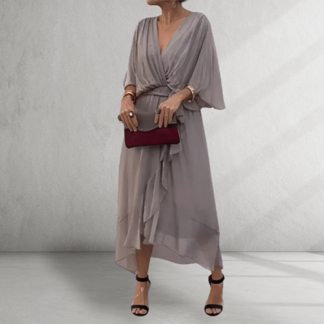 Flowing Wrap Dress - Montford & Co