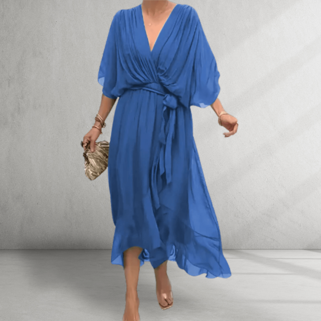 Flowing Wrap Dress - Montford & Co