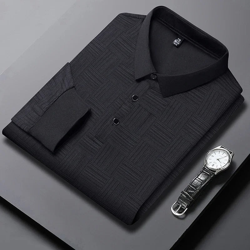 Geometric Pattern Polo - Montford & Co