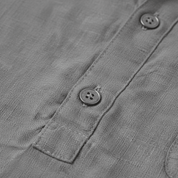 Glasgow Casual Cotton Linen Henley Shirt - Montford & Co