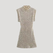 Glitter high - neck party Dress - Montford & Co