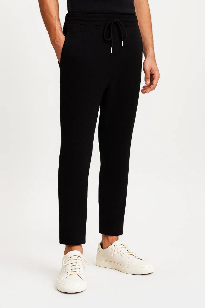High Waist Thick Casual Warm Trousers - Montford & Co